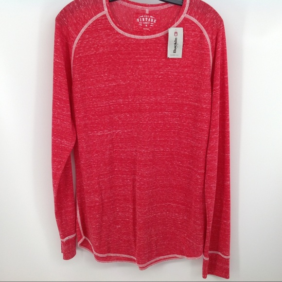 Buckle Other - Buckle red heather long sleeve t-shirt